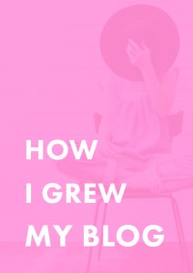 How I Grew My Blog. | Growing your blog is a lot of work, but I was able to figure things out and make my blog work for ME. Nowadays, my blog is my full-time business and using these strategies, I was able to grow it quickly. Want to grow your blog? Check out these nine things that made a difference for me.