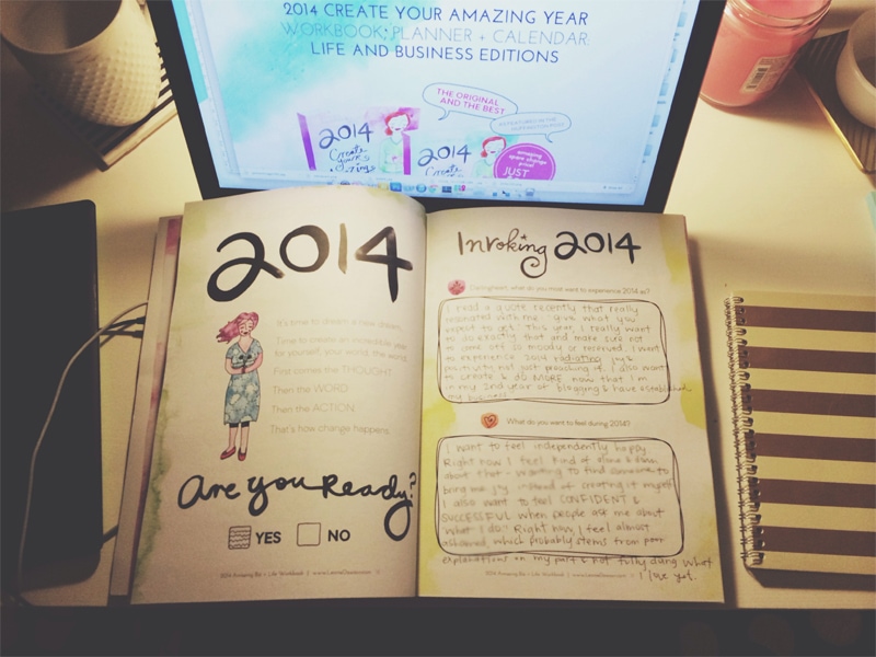 I love Leonie Dawson's Amazing Year Workbooks!