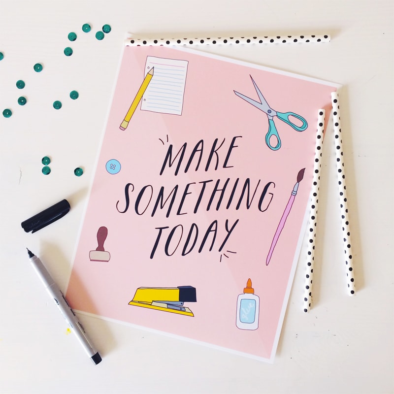 Make Something Today! Cute print!!