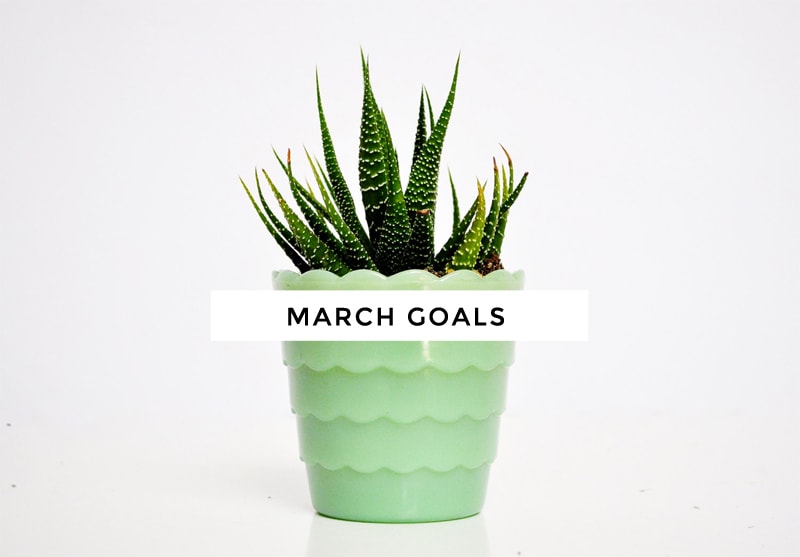 Weekly Wishes: March Goals