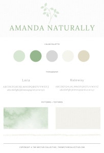 Amanda Naturally Blog Design by The Nectar Collective
