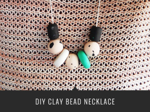 DIY Clay Bead Necklace