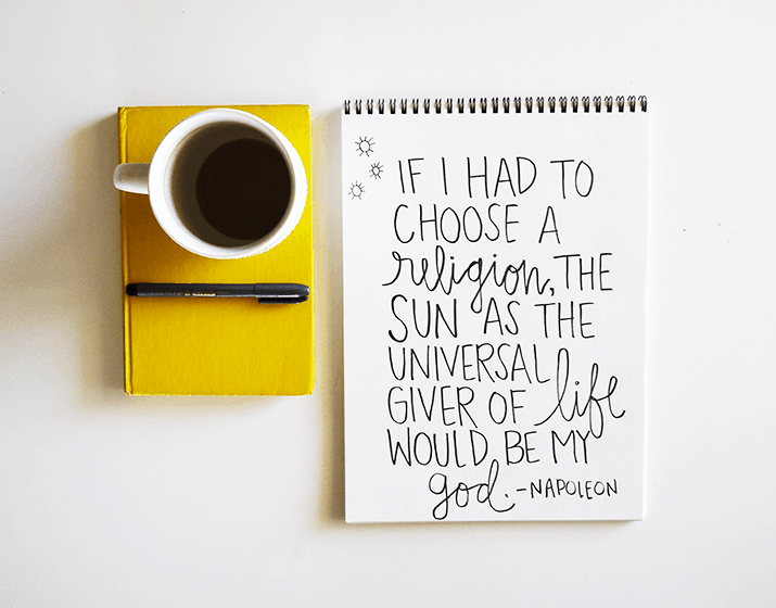 Love this quote + lettering!