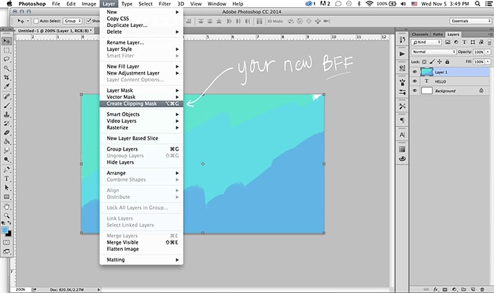 How to Create a Clipping Mask in Photoshop (And Why Bloggers Will Love It!)