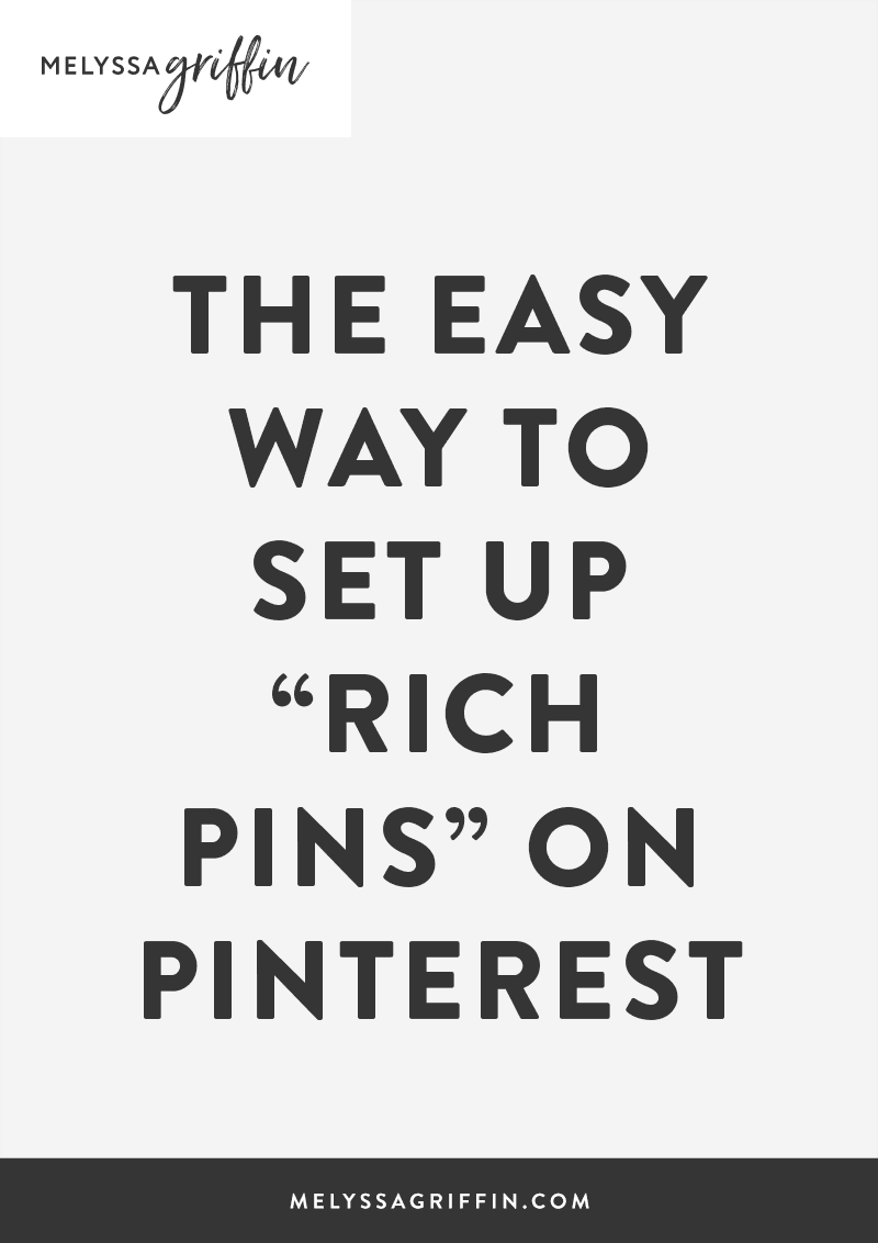 The Easy Way to Set Up "Rich Pins" on Pinterest