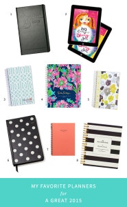 My Favorite Planners for a Great 2015