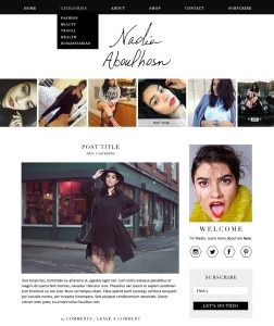 Branding + Blog Design for Nadia Aboulhosn by The Nectar Collective