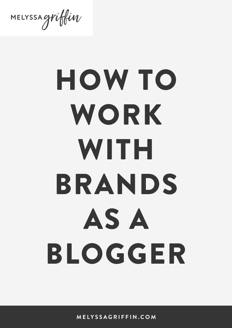 How to Work With Brands as a Blogger. | Want to earn money as a blogger and collaborate with your favorite brands? This step-by-step guide to brand collaborations will walk you through from beginning to end!