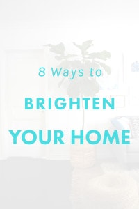 8 Ways to Brighten Your Home. Hate that dark room in your house? Wish it could be bright and pretty like all those Pinterest rooms? These 8 tips will totally turn your home's brightness around!v