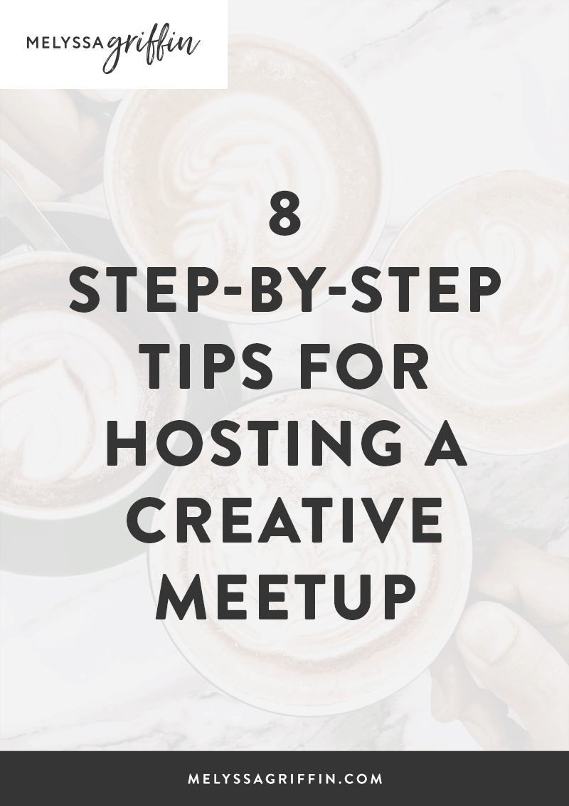 8 Step-by-Step Tips For Hosting A Creative Meetup. | Want to connect other creative people together because you're SO bored (and kind of lonely) doing everything by yourself? Check out these tips for hosting a creative meetup or event...so useful! 