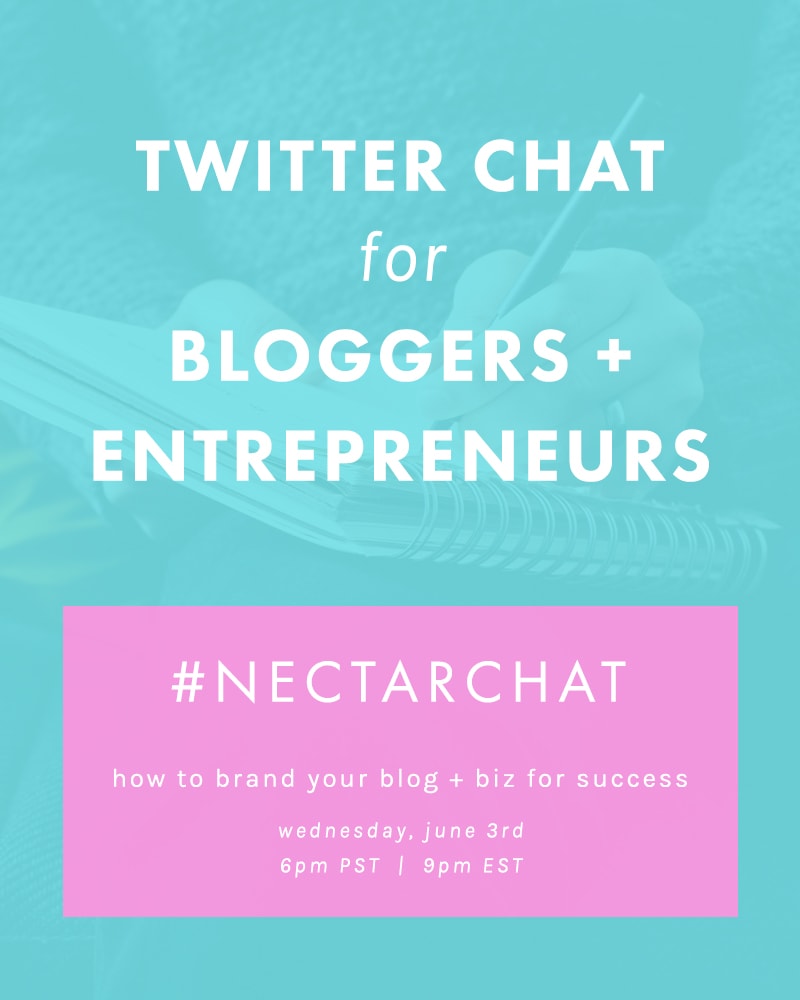 #NectarChat: Join Our First Twitter Chat This Wednesday for Bloggers + Entrepreneurs!
