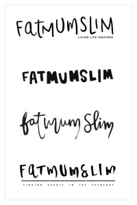 Blog Design for Fat Mum Slim by The Nectar Collective