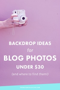 5 Backdrop Ideas For Blog Photography Under $30 (And How to Create Them)
