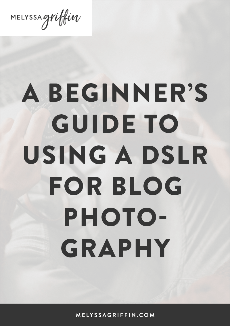 A Beginner's Guide to Using a DSLR for Blog Photography | Having gorgeous photos on your blog is becoming downright necessary in today's visual world. In this post, we're diving into all those settings on your DSLR that may make no sense to you right now, but which have a big impact on your photos. Click through to check 'em out! 