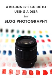 A Beginner's Guide to Using a DSLR for Blog Photography | Having gorgeous photos on your blog is becoming downright necessary in today's visual world. In this post, we're diving into all those settings on your DSLR that may make no sense to you right now, but which have a big impact on your photos. Click through to check 'em out!