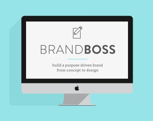 BrandBoss, the workshop | Learn how to create a stand out brand from concept to design. This course is perfect for bloggers and online business owners. Click through to learn more!
