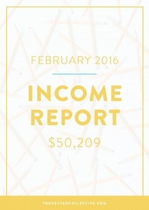 February 2016 Income Report: $50,209