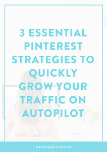 Want to grow your traffic and audience on autopilot? With Pinterest, you can do exactly that! I've found Pinterest to be the MOST underutilized, yet most effective marketing strategy out there -- perfect for bloggers, entrepreneurs, course creators, and more. If you're not using Pinterest STRATEGICALLY, then you're stunting your growth. Click through to learn exactly how to get started using Pinterest like a pro (there's a free guide and workbook for you, too!).