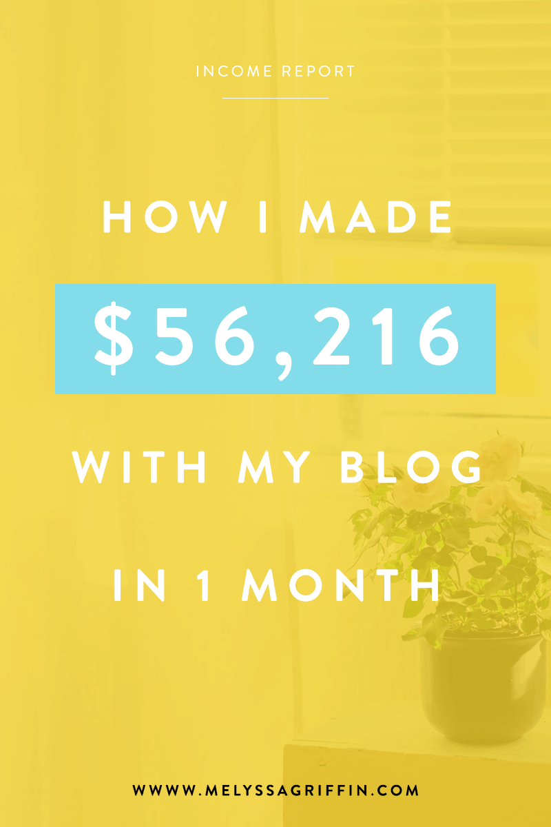 How I made $56,216 with my blog in 1 month