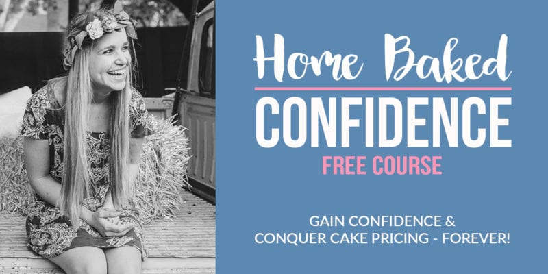 Home Baked Confidence Free Course banner image.